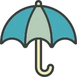 Umbrella SVG Icon